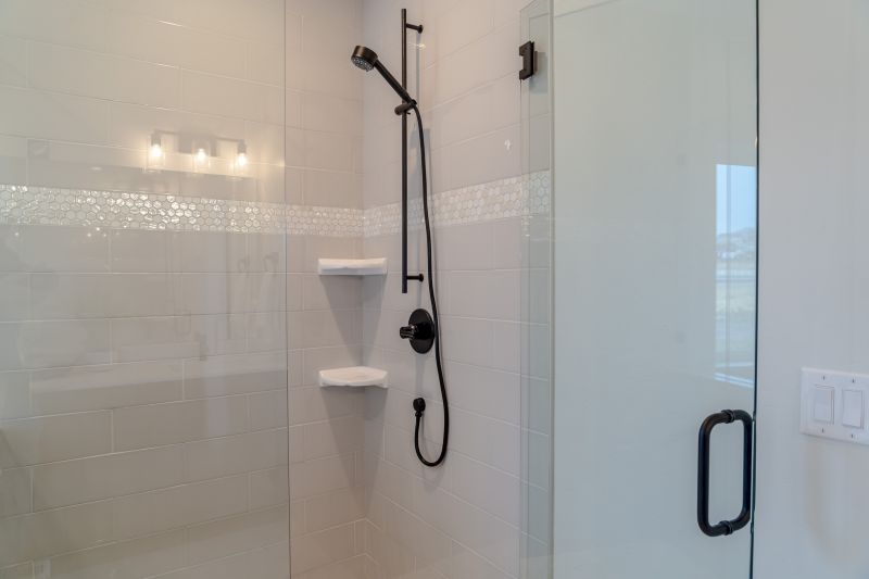 Sleek Shower with Niche
